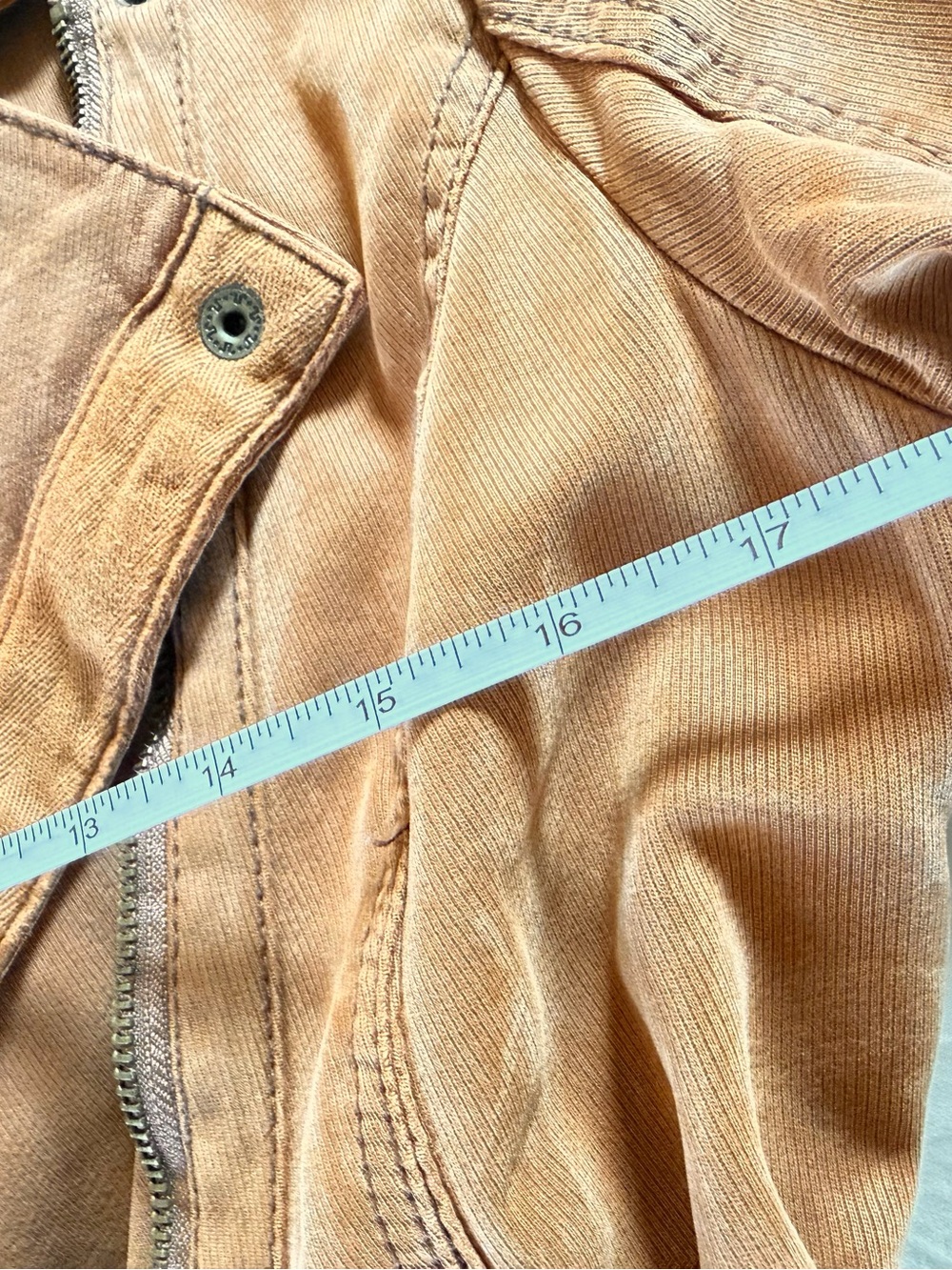 Anthropologie Camel Moto Jacket Belted Stretch Size S - Picture 13 of 15